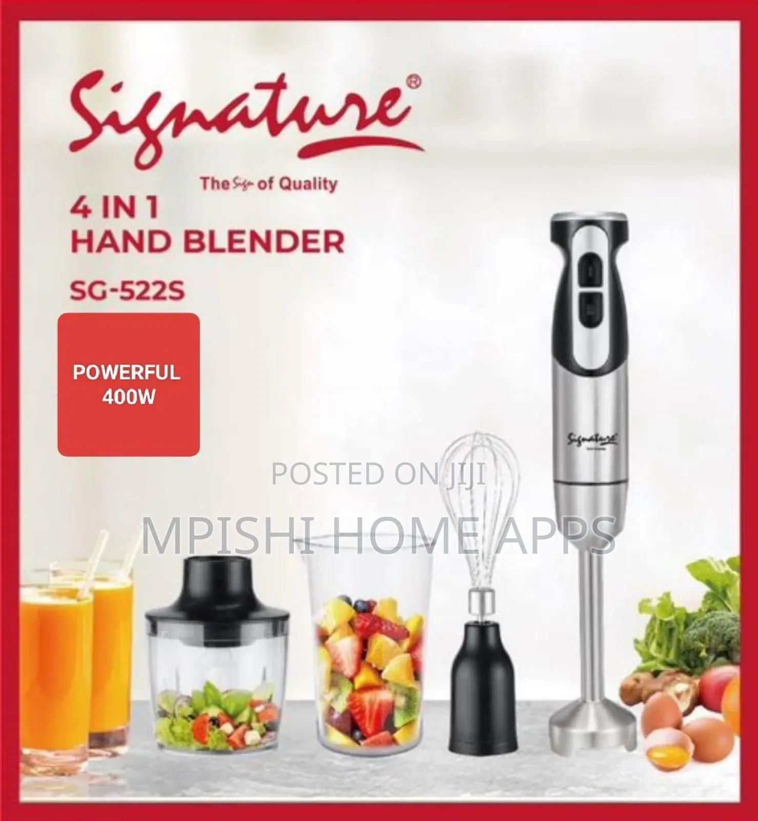 Signature 4 in 1 Hand Blender