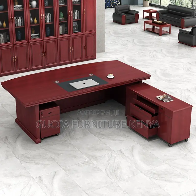 Office Desk:180cm President Manager Sticks Wood Veneer Desk