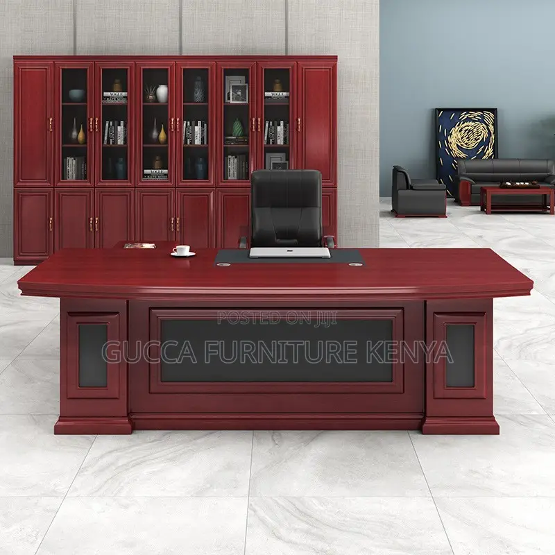 Office Desk:180cm President Manager Sticks Wood Veneer Desk