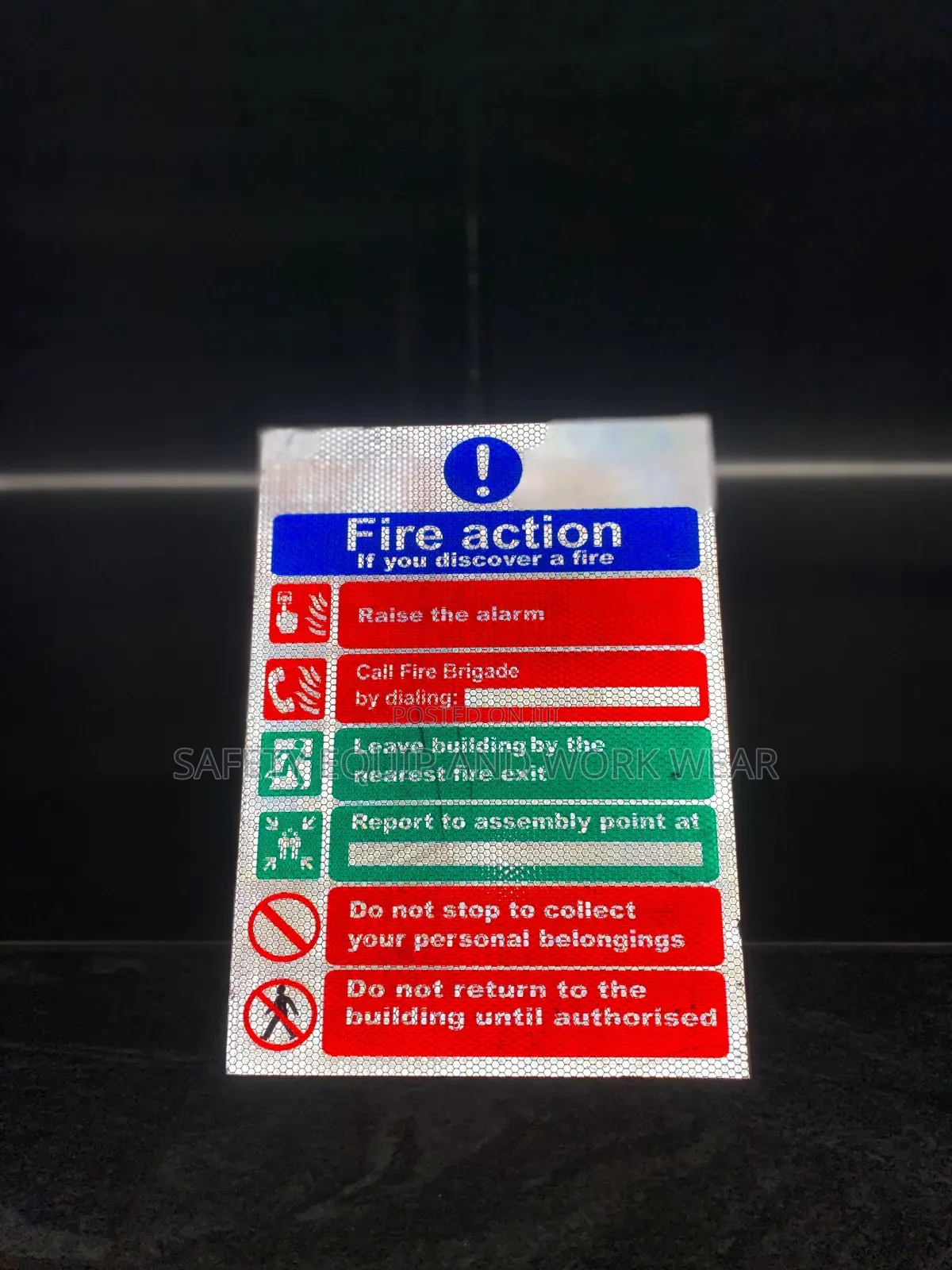 Fire Action Signs Ensure Quick & Safe Emergency Response.