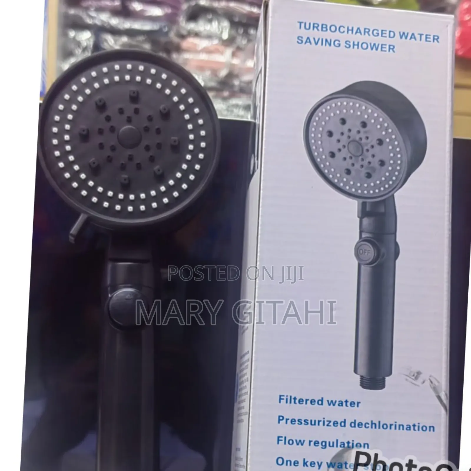 Turbo Charged Water Saving Shower Head*.