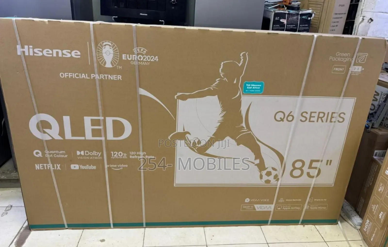 Hisense 85′′ Q6n Qled Tv (Q6 Series) – 85q6n