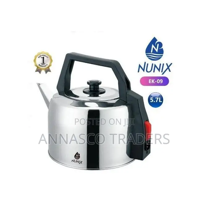 Nunix Electric Water Heater Kettle Stainless Steel 5.7l