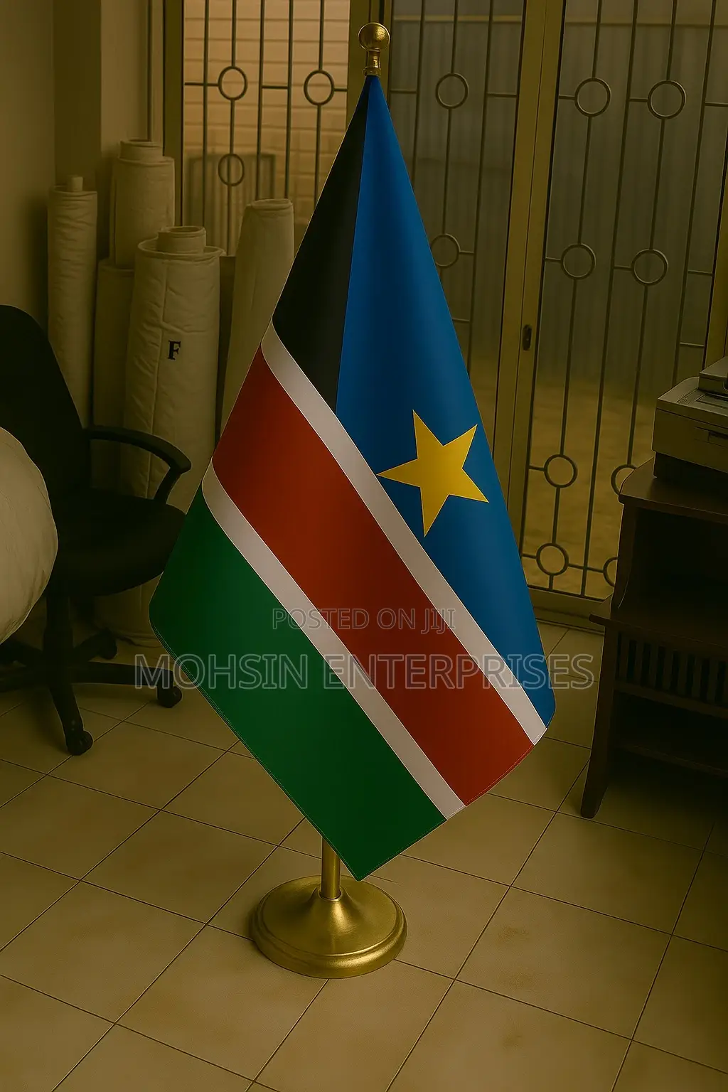 Professional Republic of South Sudan Flag 40”X60”
