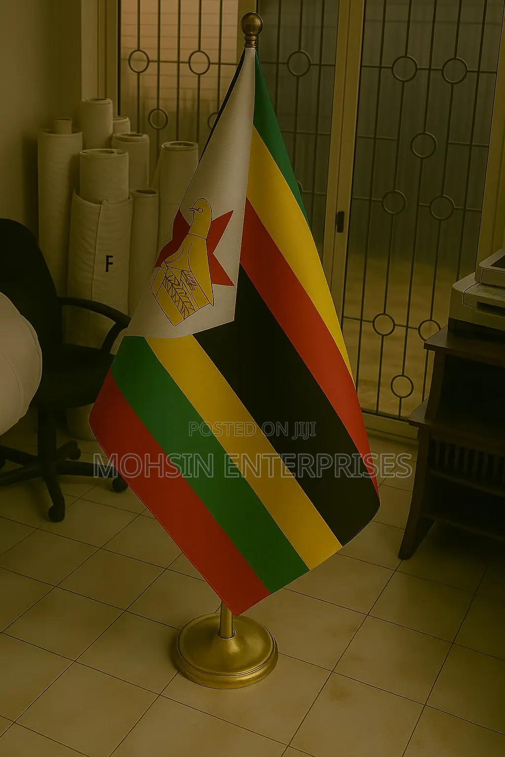 Professional Republic of Zimbabwe Flag 40”X60”