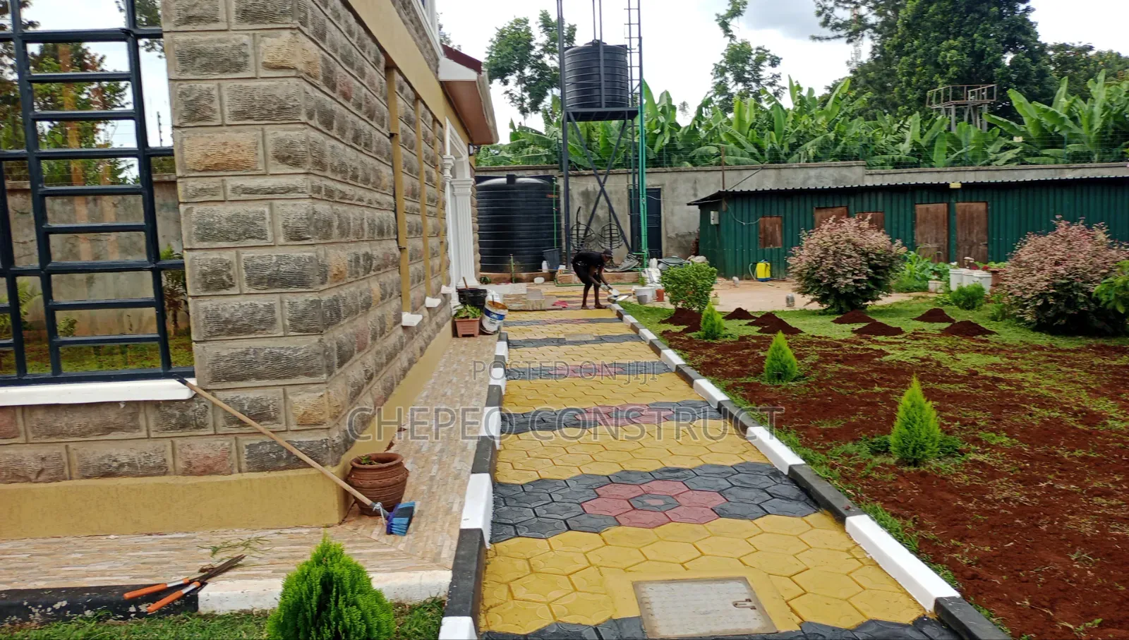 Coloured Cabro and Landscaping Works