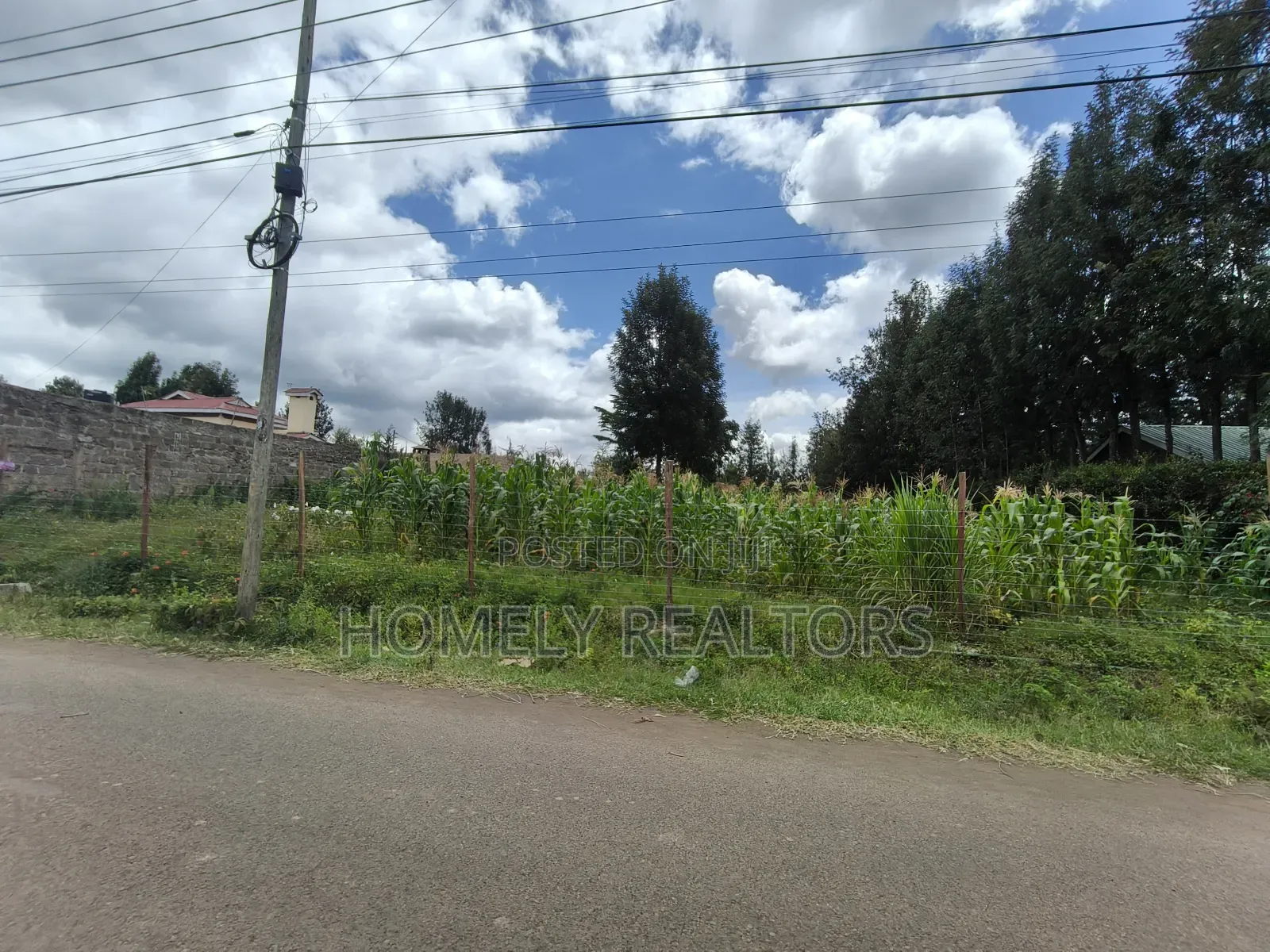 Half Acre Plot in Ngong, Along Merisho Rd, Touching Tarmac