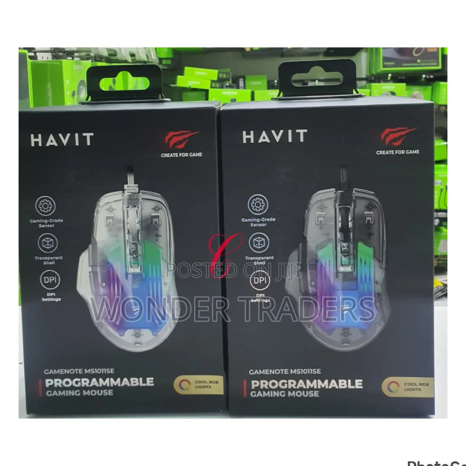 Havit Gamenote Ms1011se Transparent Programmable1.5m Wired.