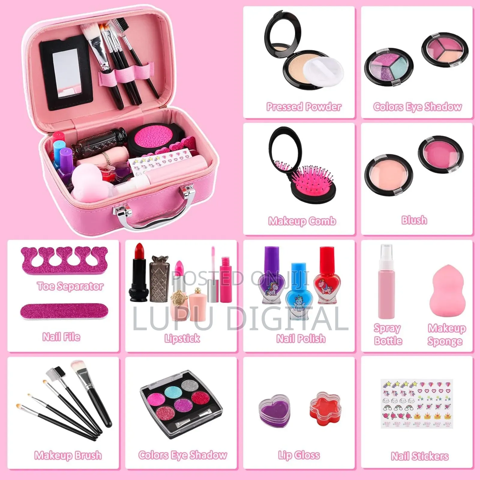 Girls Makeup Kit Mix Washable Makeup Toy Set With Makeu