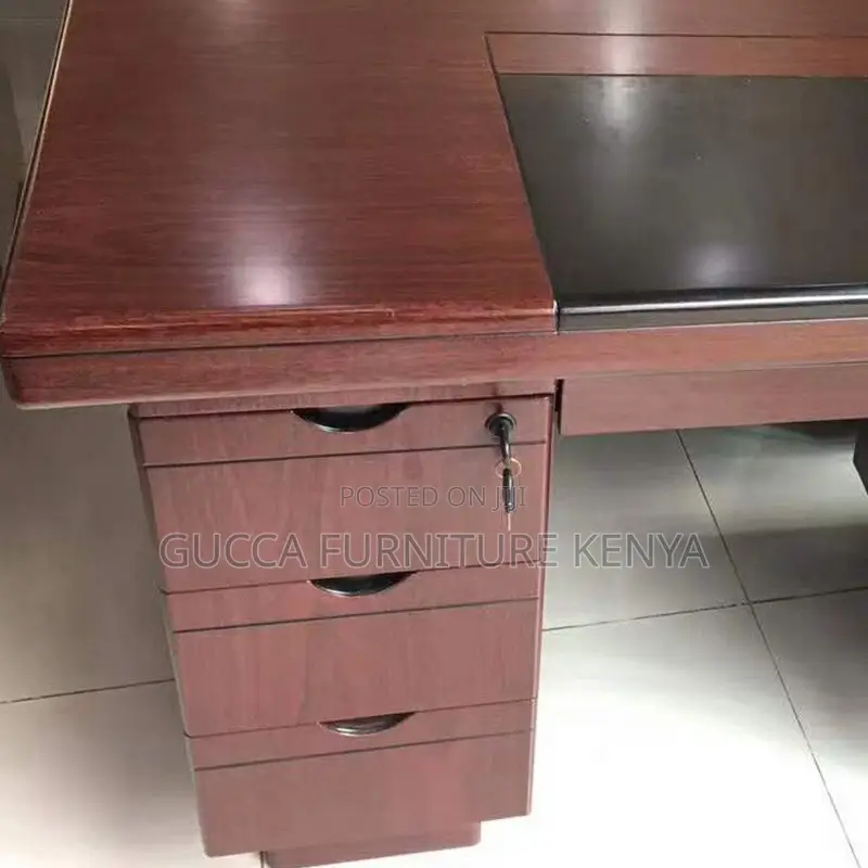 Office Desk:1.2 Meters Executive Desk With Fixed Storage