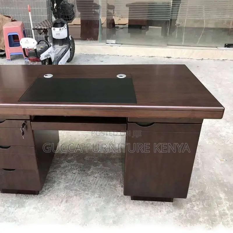 Office Desk:1.2 Meters Executive Desk With Fixed Storage