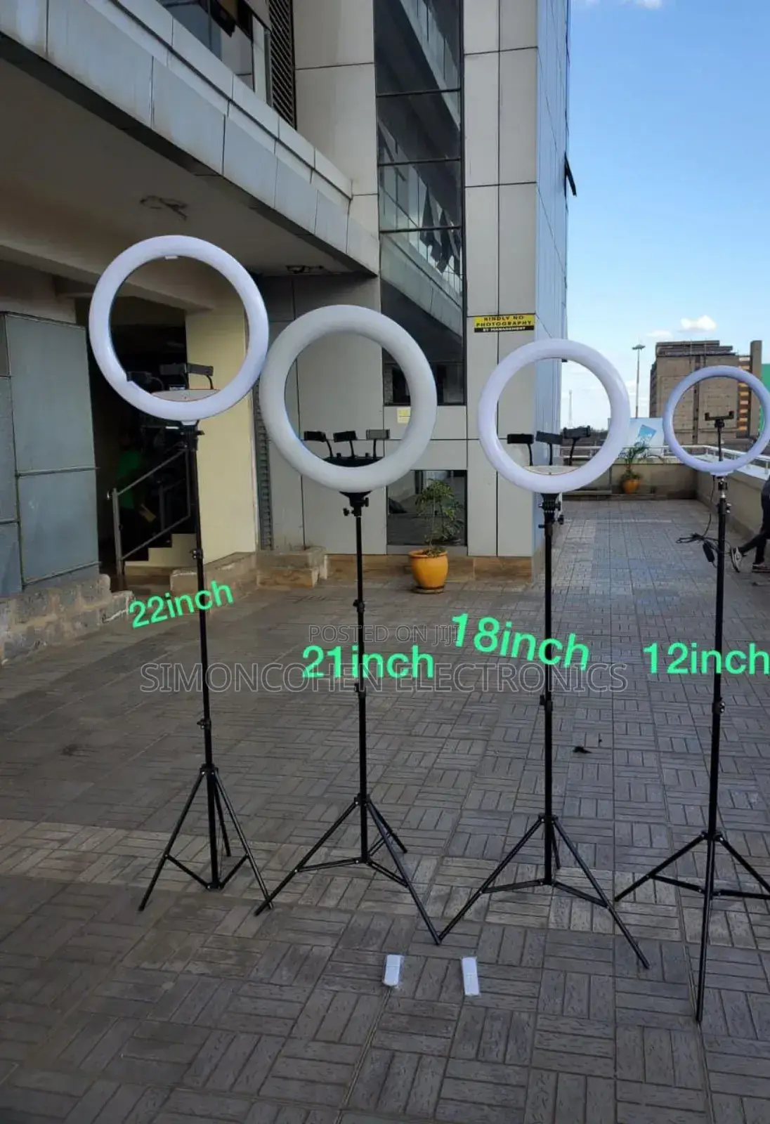 Portable 18 Inch Ring Light With Tripod Stand
