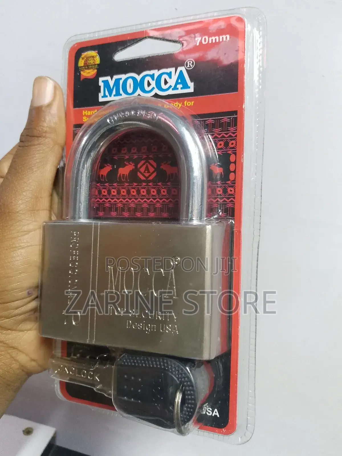 Mocca Padlock 70mm With 4 Keys Anti-Theft Anti-Rust