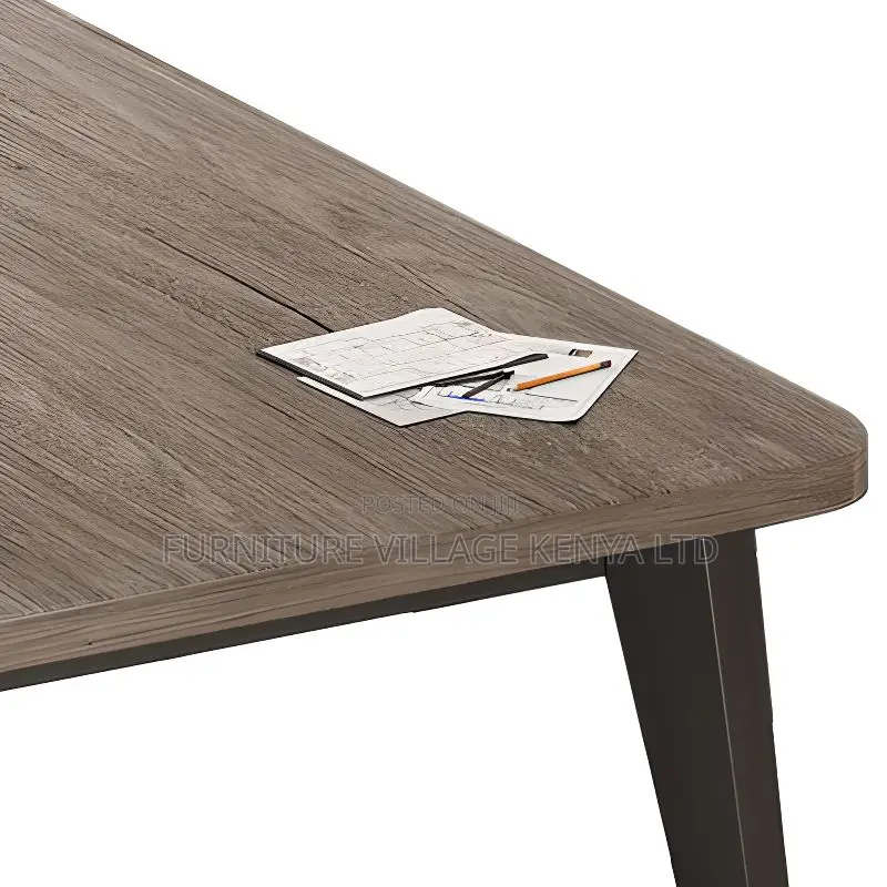 Office Table:Classic Wooden 2-Meter Meeting Table With Stand