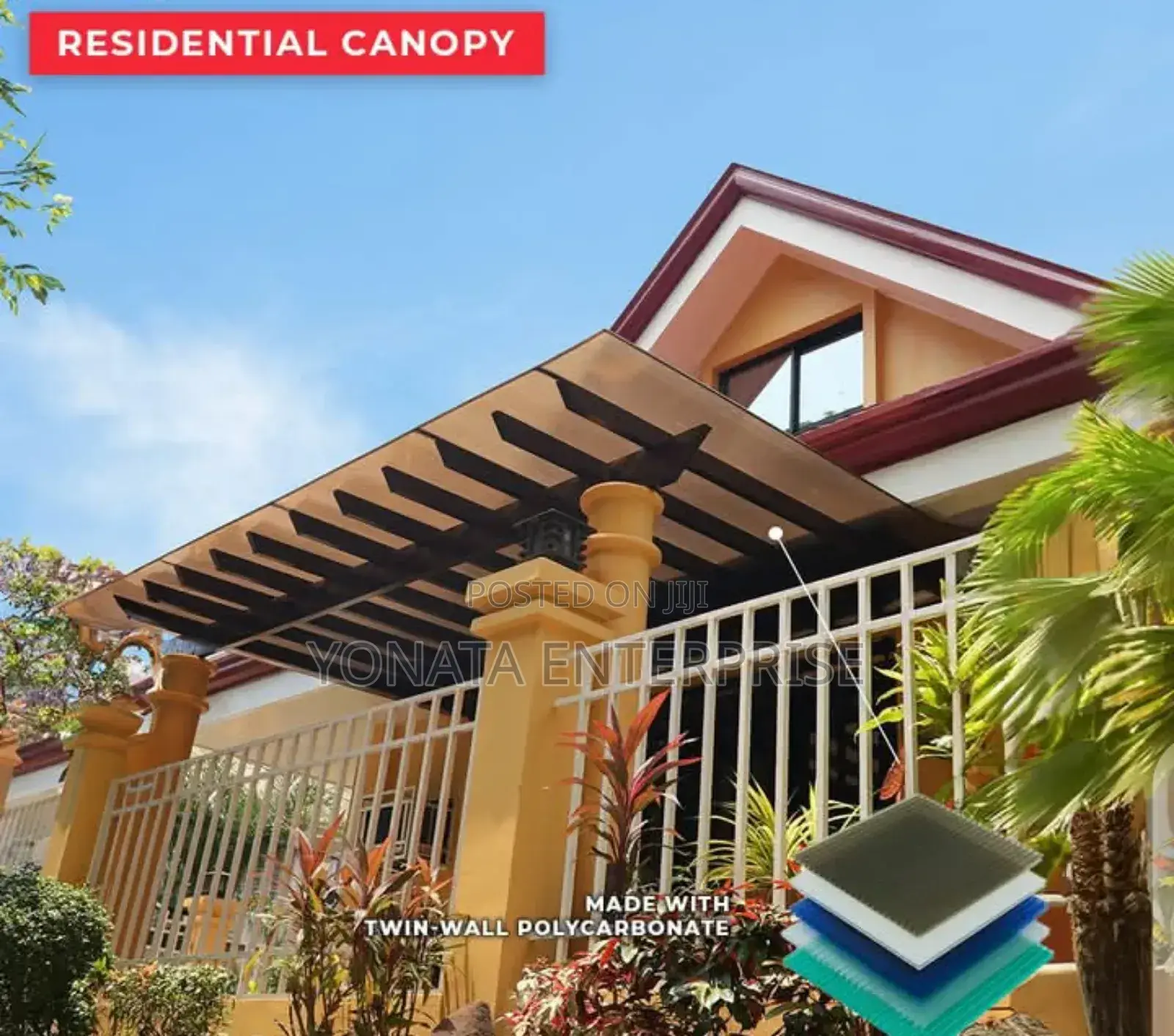 Pergola Roofing Polycarbonate Sheets