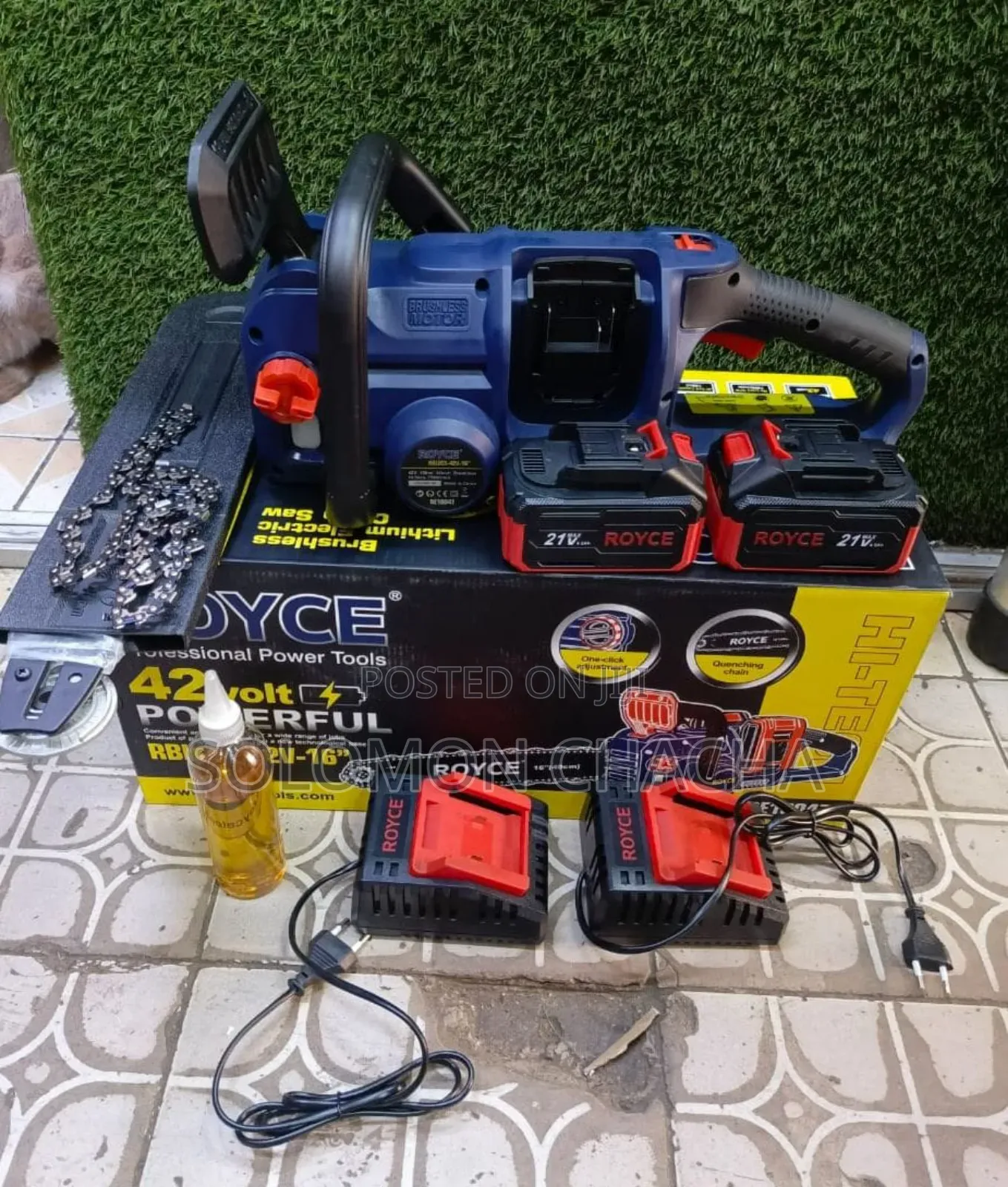 Royce Cordless 21v  Chainsaw Best Quality
