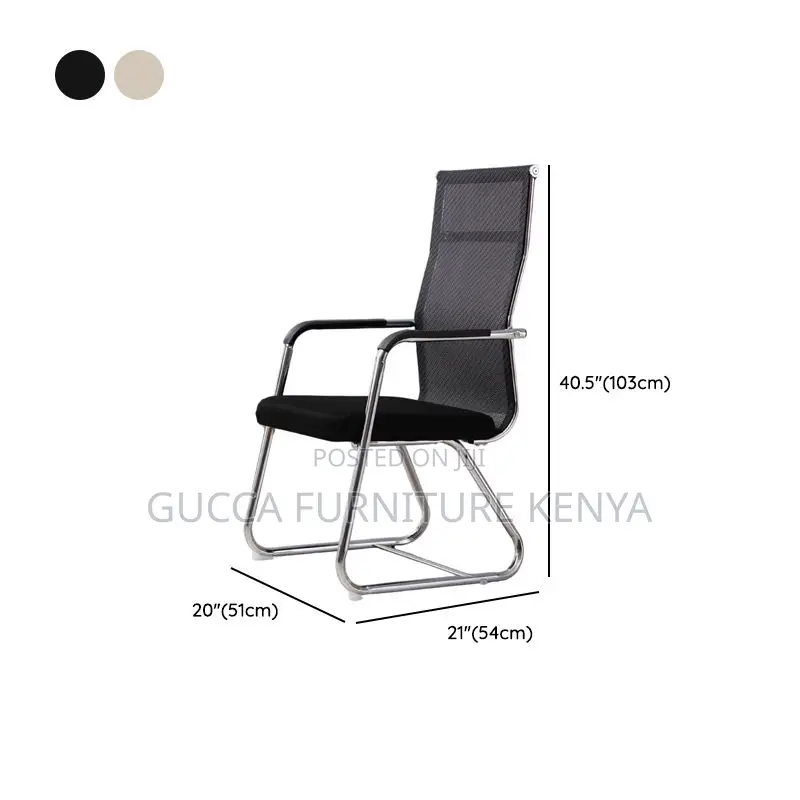 Office Chair: Casual Mesh Low Backrest Office Board Seat