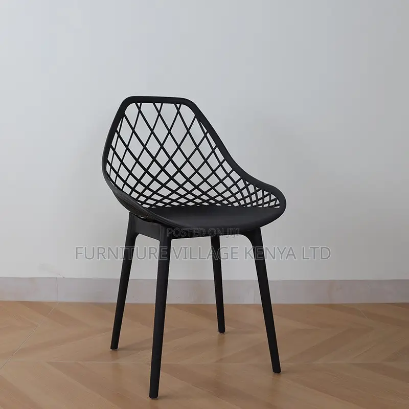 Office Chairs:Lightweight Plastic Dining Seat Without Arms