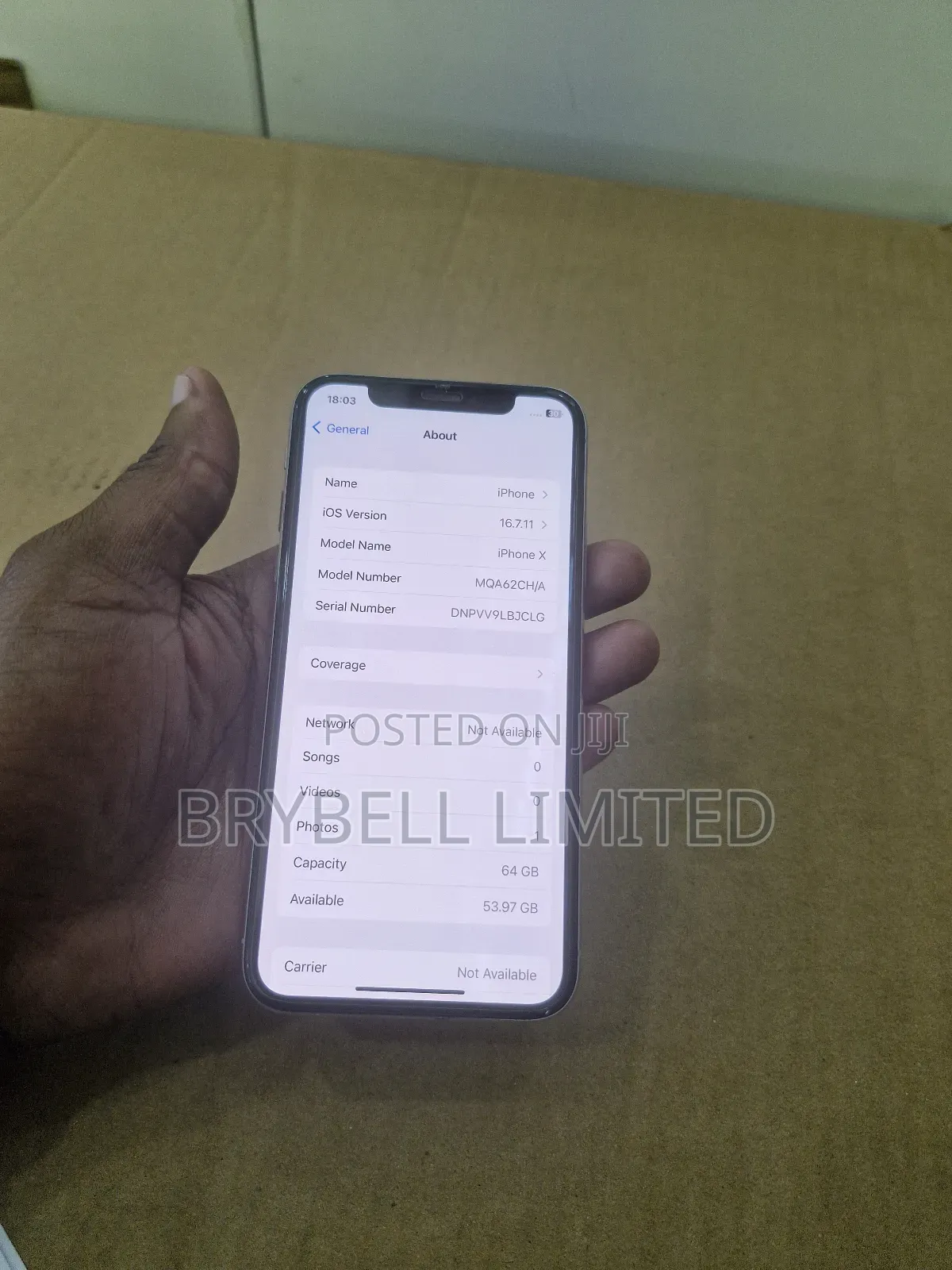 Apple iPhone X 64 GB White