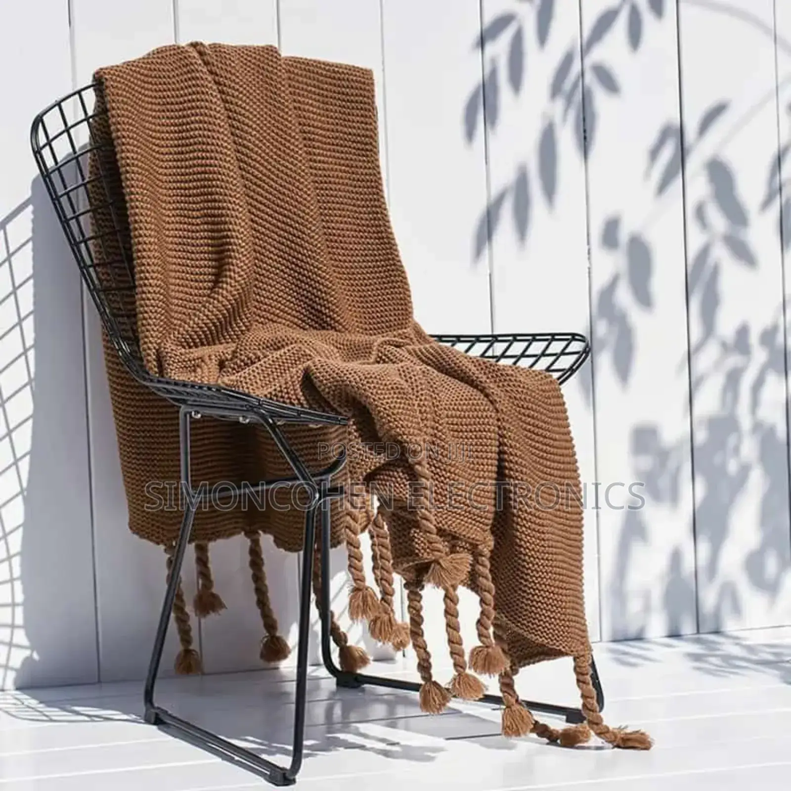 Super Soft Knitted Blankets With Tassels