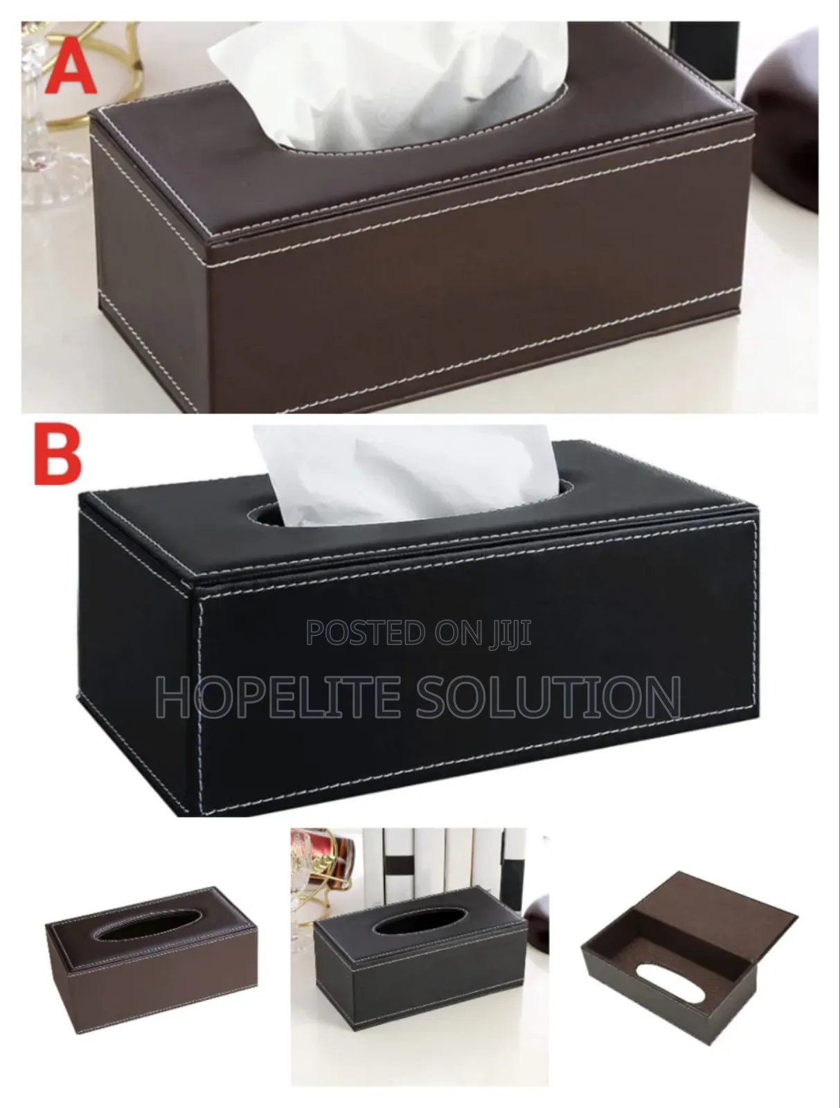 Pu Leather Serviette Holder