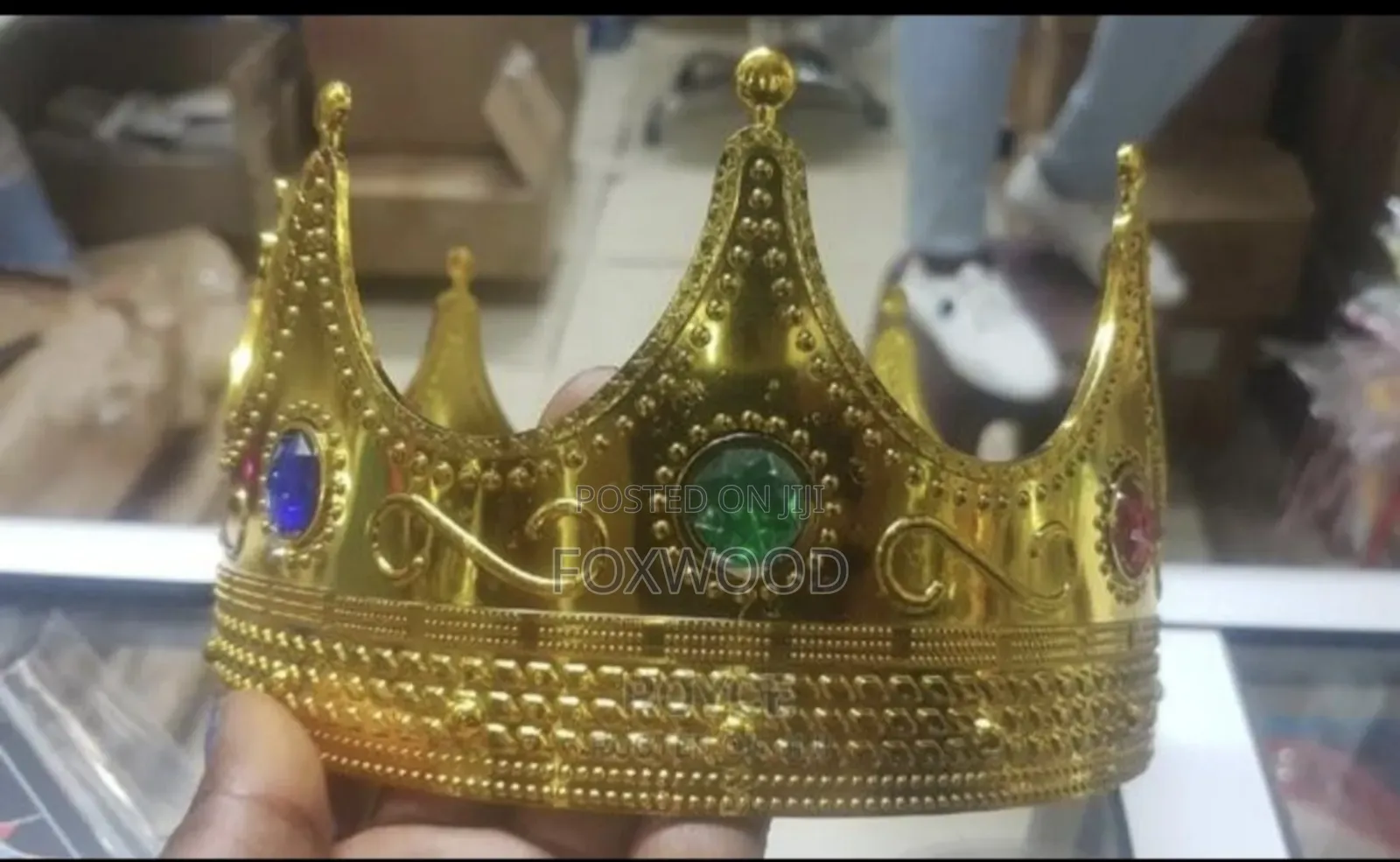 Kids Plastic King Crown
