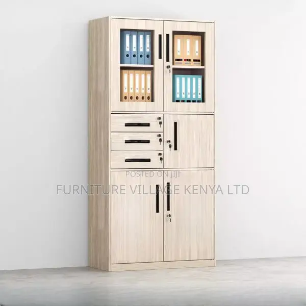 Cabinets:Brown Wood Locally Made Storage Cabinet With Safe