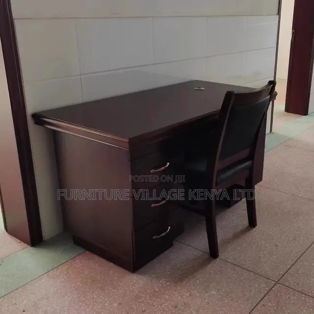 Office Desk:Standard Solid Wood Executive Table-1200mm