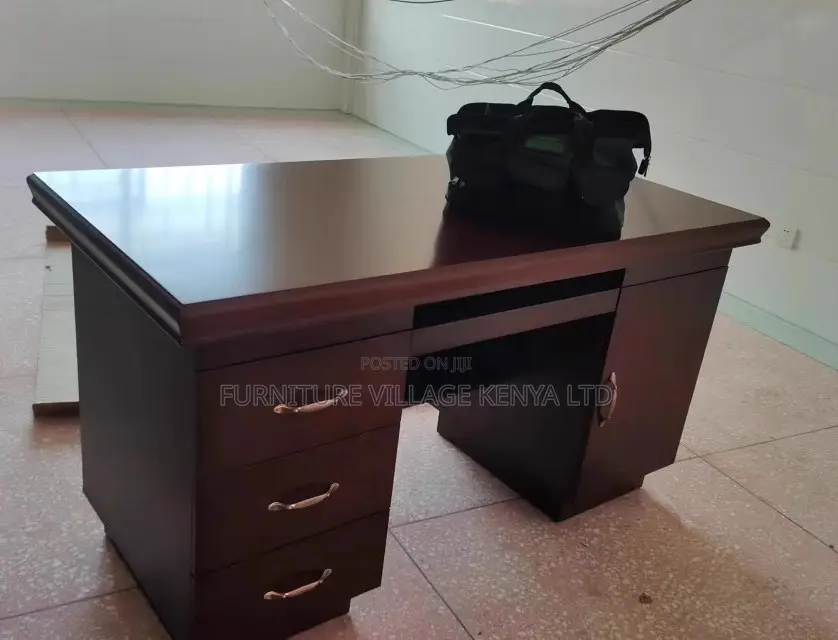 Office Desk:Standard Solid Wood Executive Table-1200mm