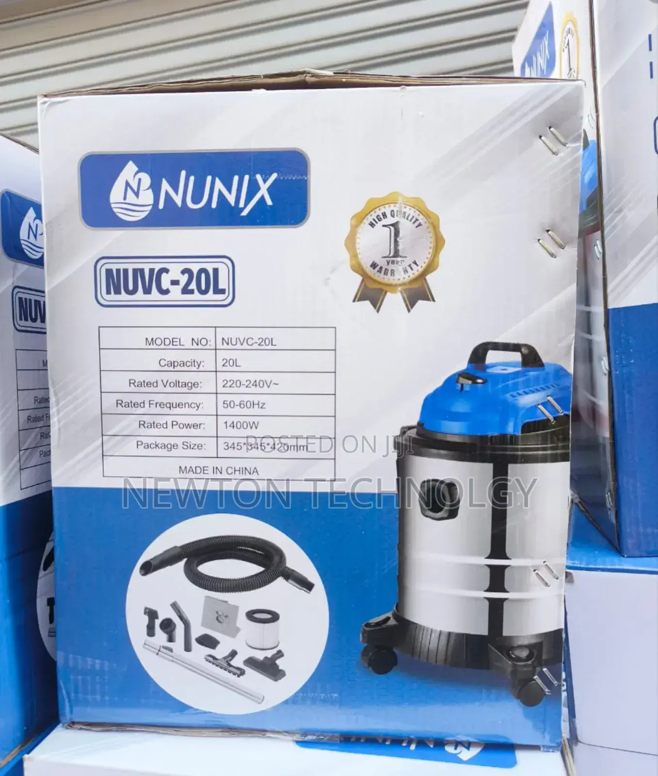 Nunix Wet and Dry Vacuum 20l