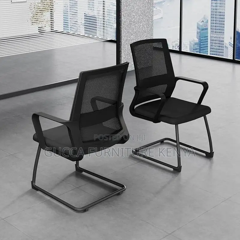 Office Chair: Staff Simple Conference Stylish Mesh Chair