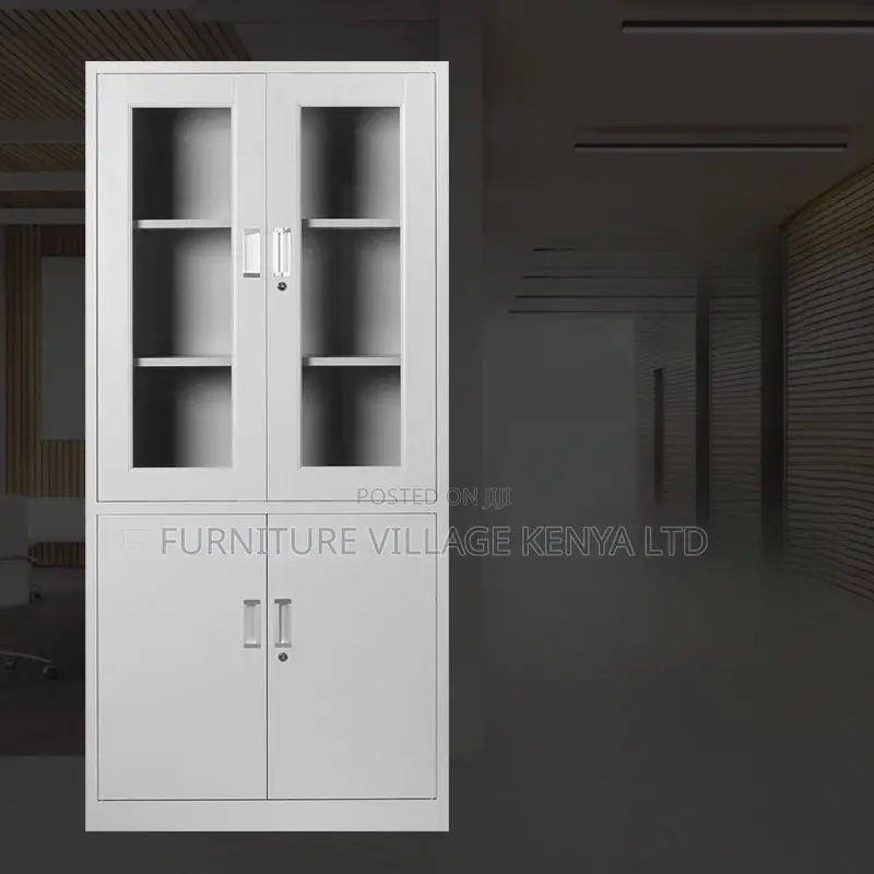 Cabinets:Modular Swing Doors Metal Storage Display Unit