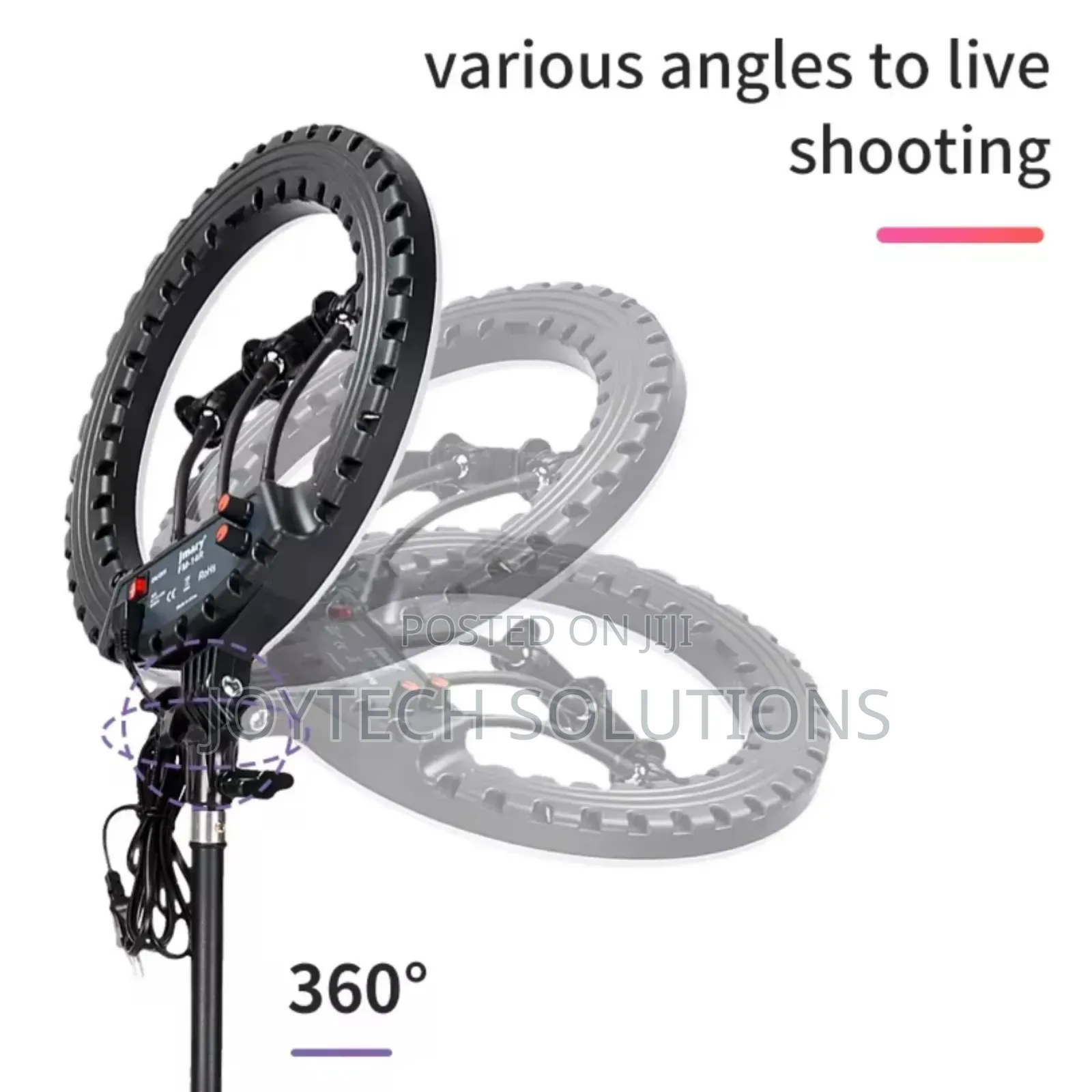 Portable High Quality Fm-14 Inches Ring Light With a Tripod