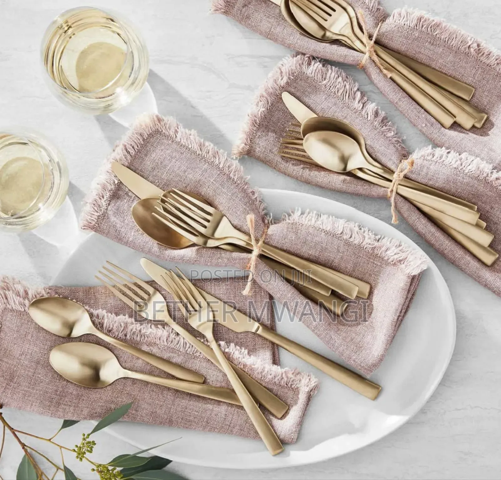 Durable 20 PCS Stainless Steel Flatware Set in Kenya