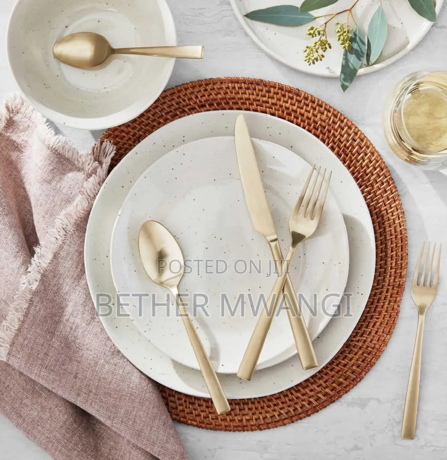 Durable 20 PCS Stainless Steel Flatware Set in Kenya