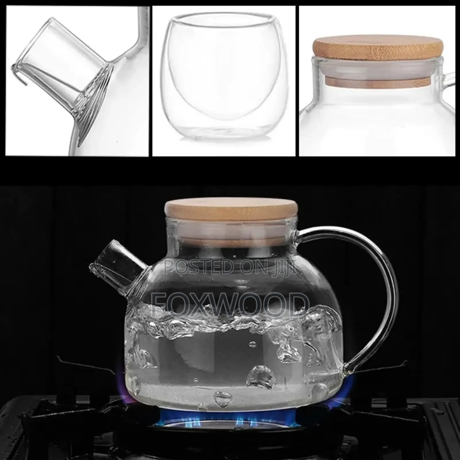 Glass Teapot 1l Available