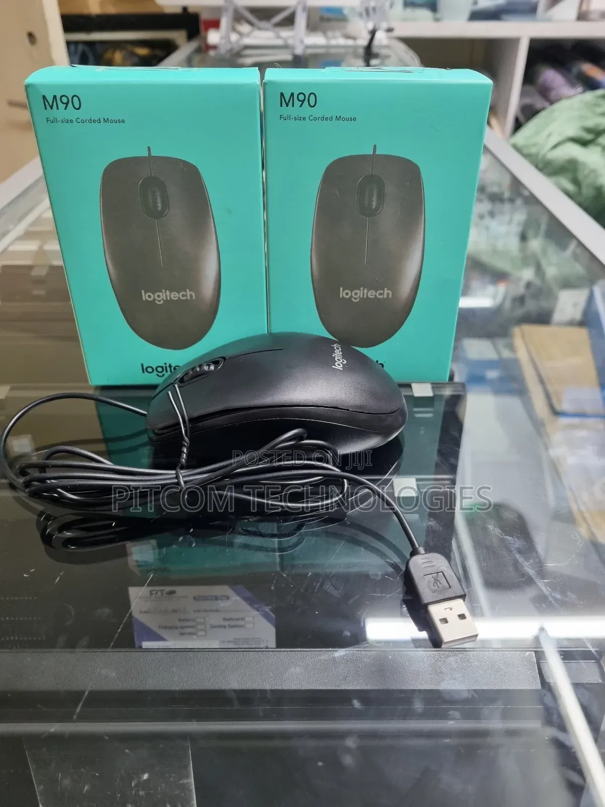 Logitech M90 Full Size Corded Mouse