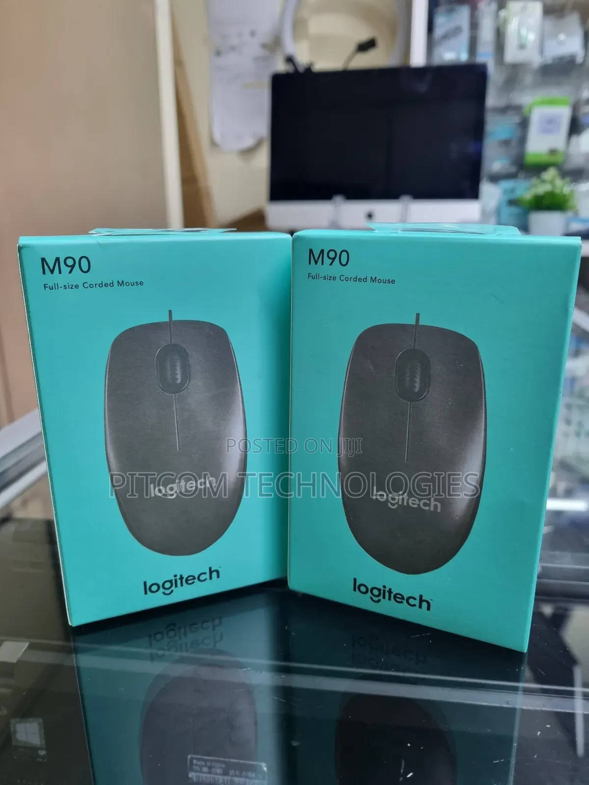 Logitech M90 Full Size Corded Mouse