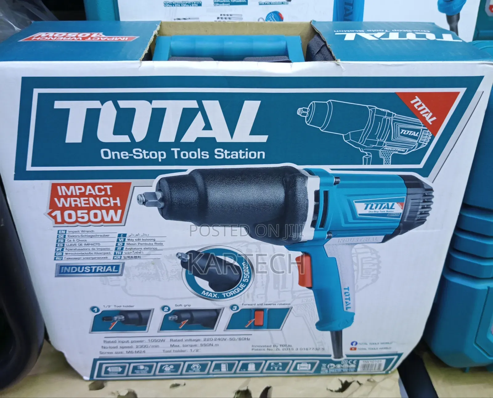 Total 1050w Impact Wrench Tiw10101