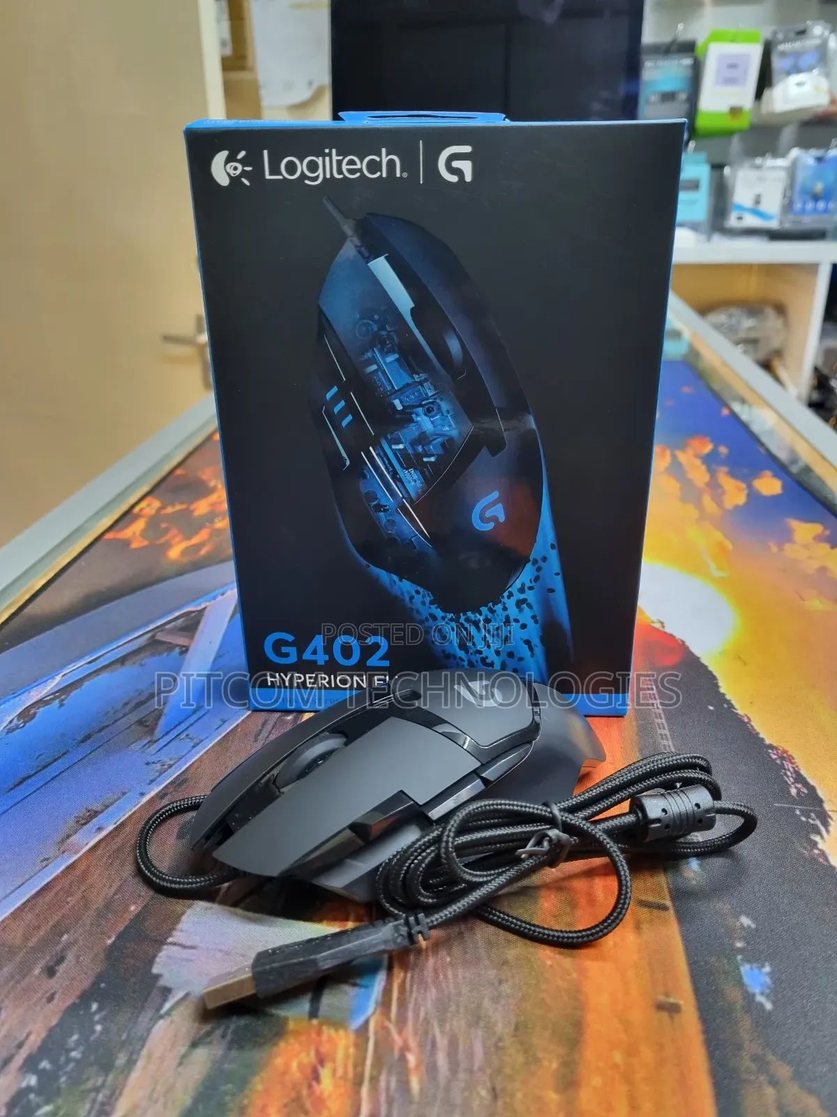Logitech G402 Hyperion Fury FPS Gaming Mouse