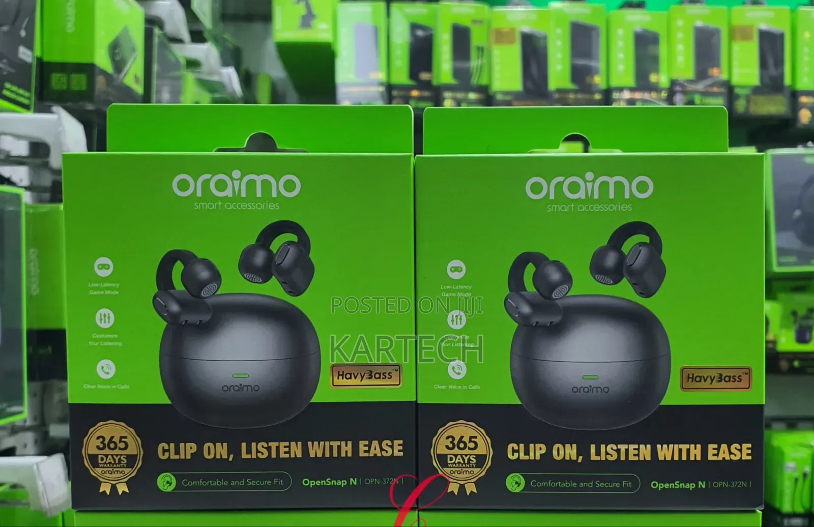 Oraimo Opensnap N Opn-372n Open-Ear Earbuds