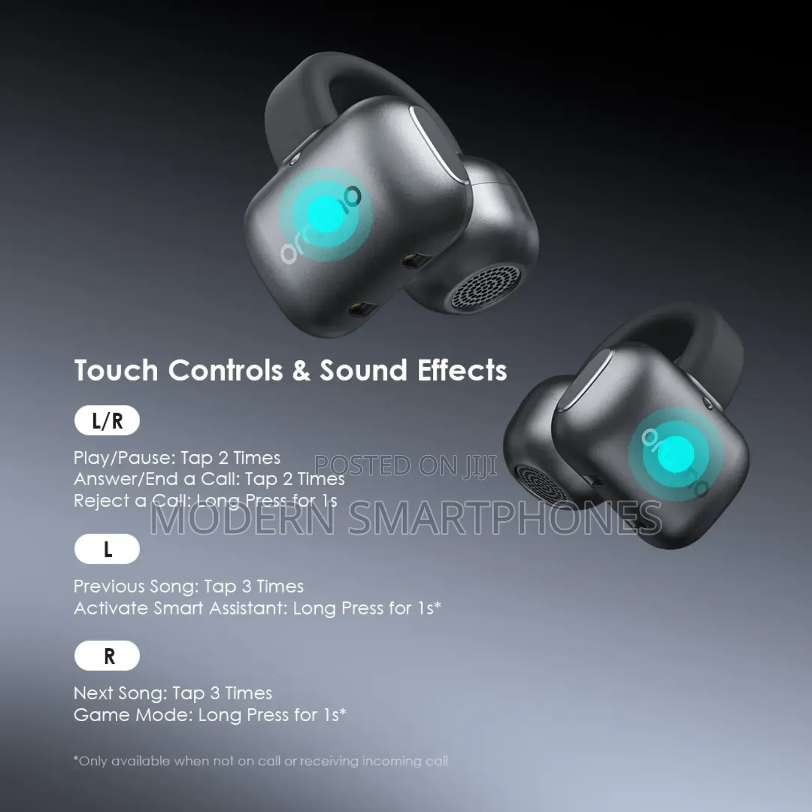 Oraimo Opensnap N Open-Ear True Wireless Bluetooth Earbuds