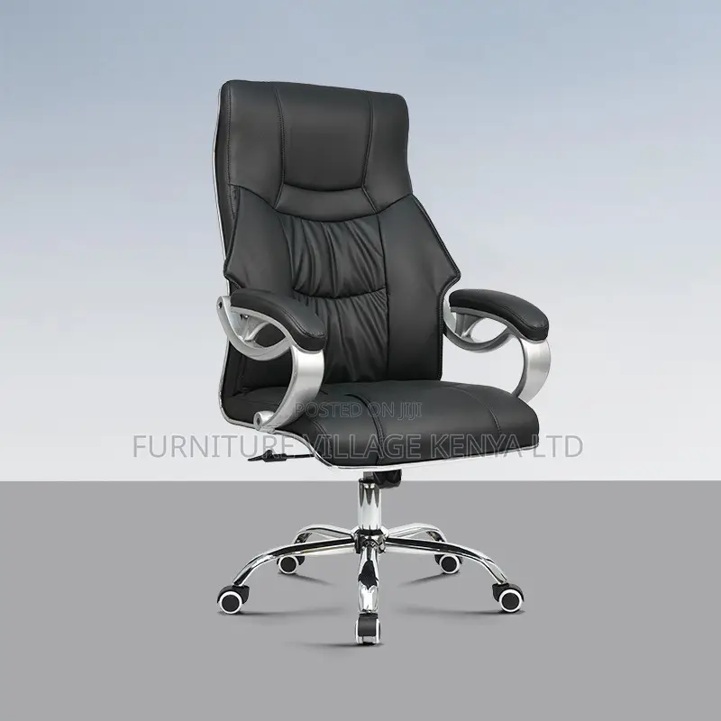 Office Chair: Modern Director’S Office Armchair-Pu Leather