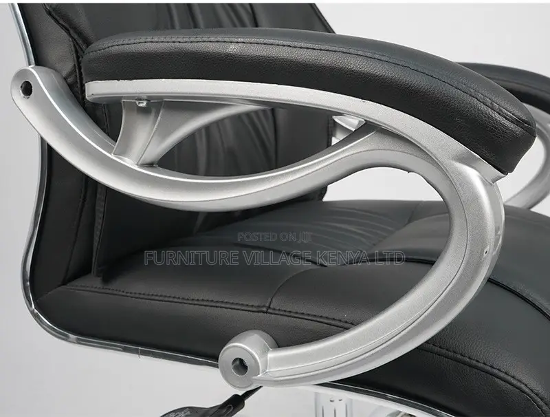 Office Chair: Modern Director’S Office Armchair-Pu Leather