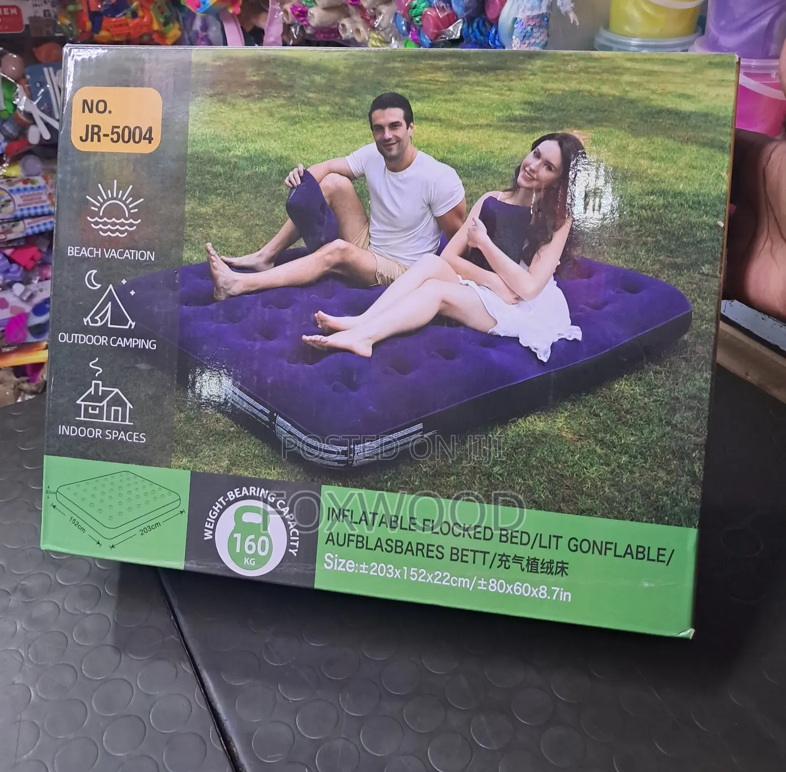 Inflatable Camping Mattress Size 6x6