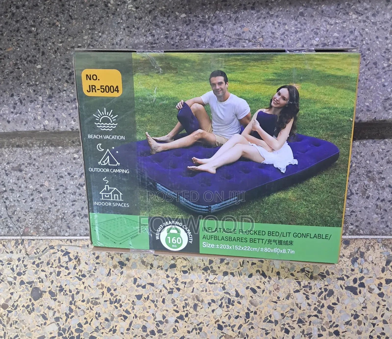 Inflatable Camping Mattress Size 6x6