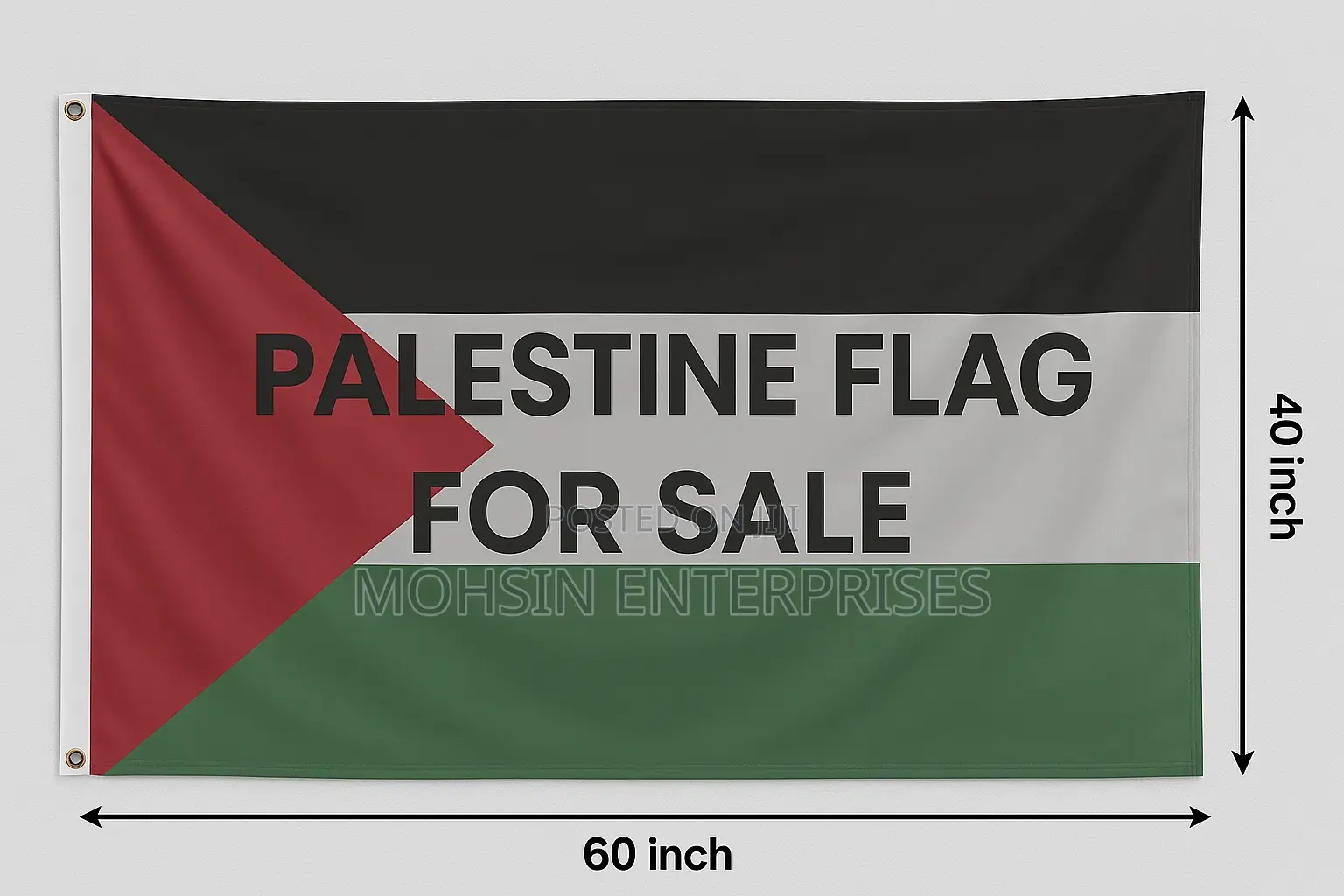 Palestine Professional Flag for Sale 100cmx150cm