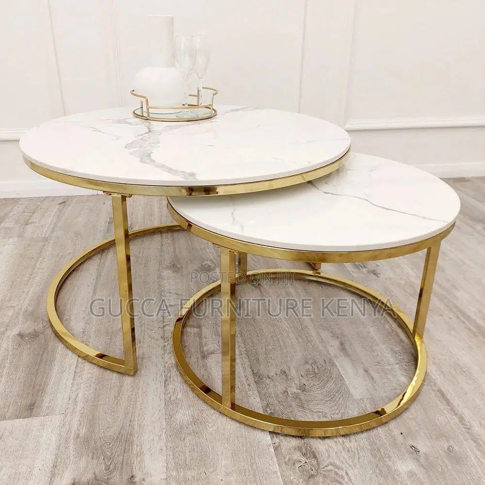 Office Table:Round Marble Stylish Office Centre Guest Table
