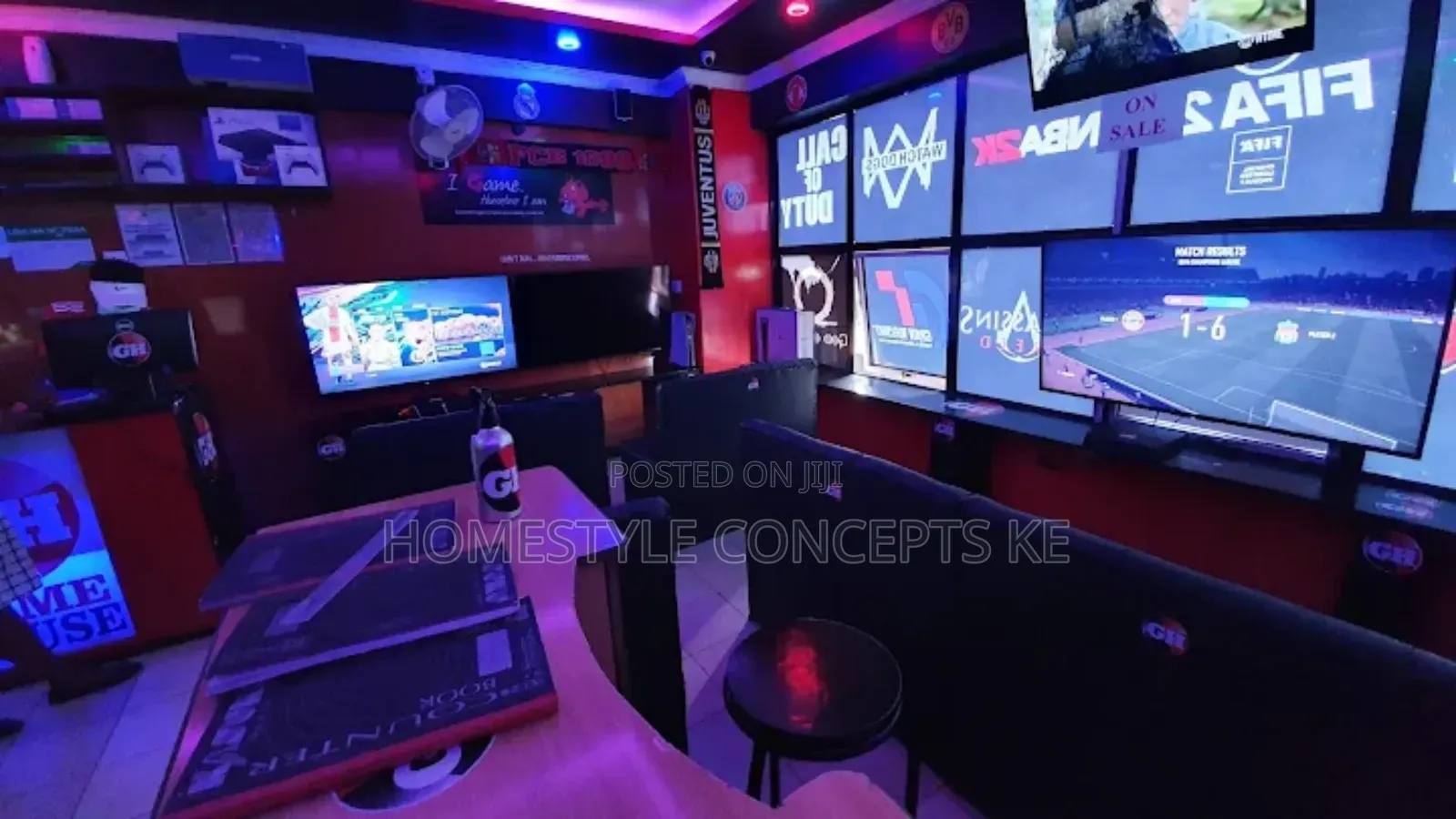 Gaming Lounge Room Space Interior Design