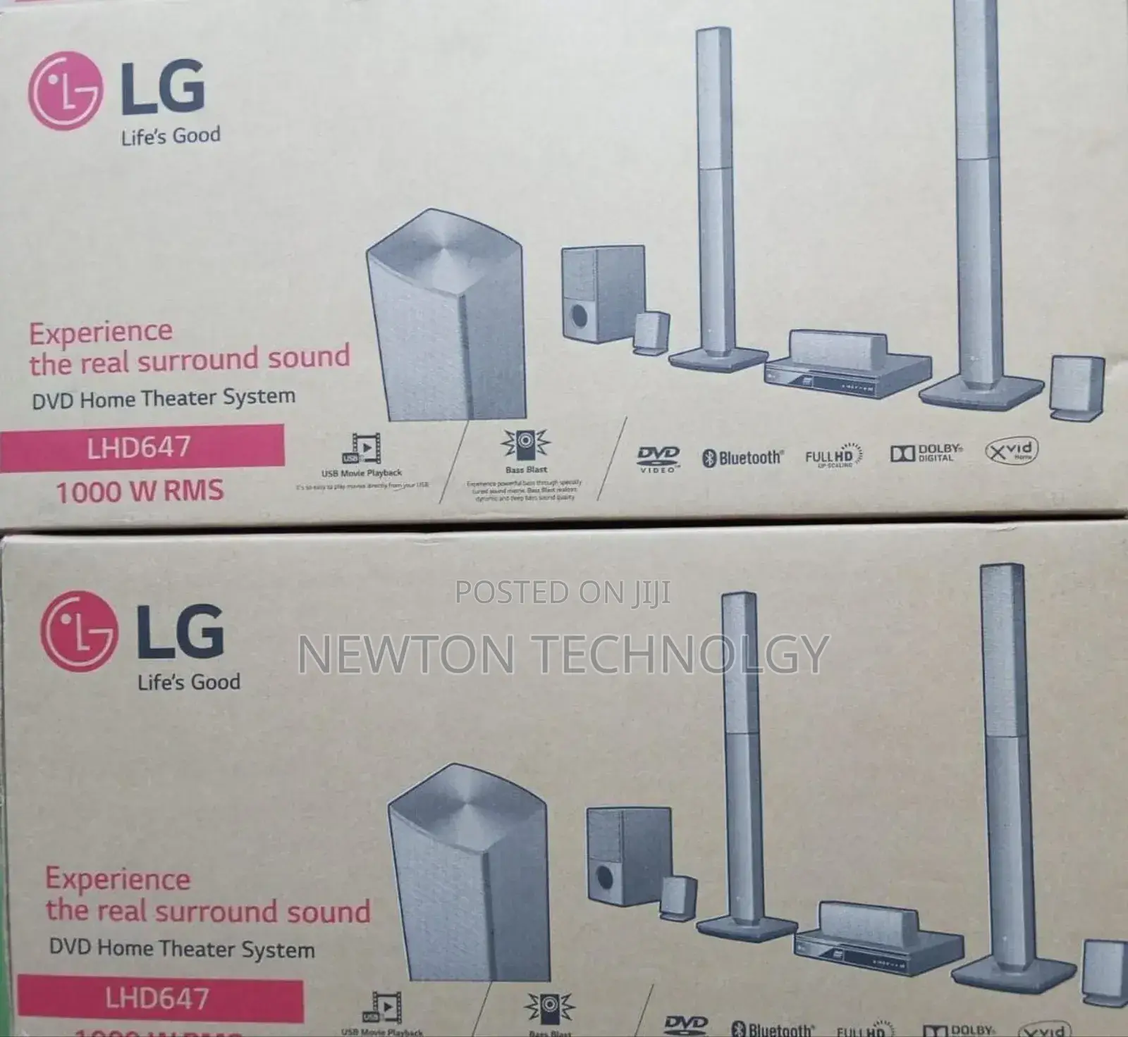 *Lg Lhd647 1000w Home Theatre System.